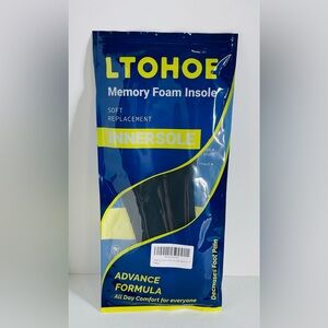 LTOHOE MEMORY FOAM INSOLES MEN SIZE 13-13 WIDE